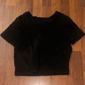 No Boundaries Black Crop Top